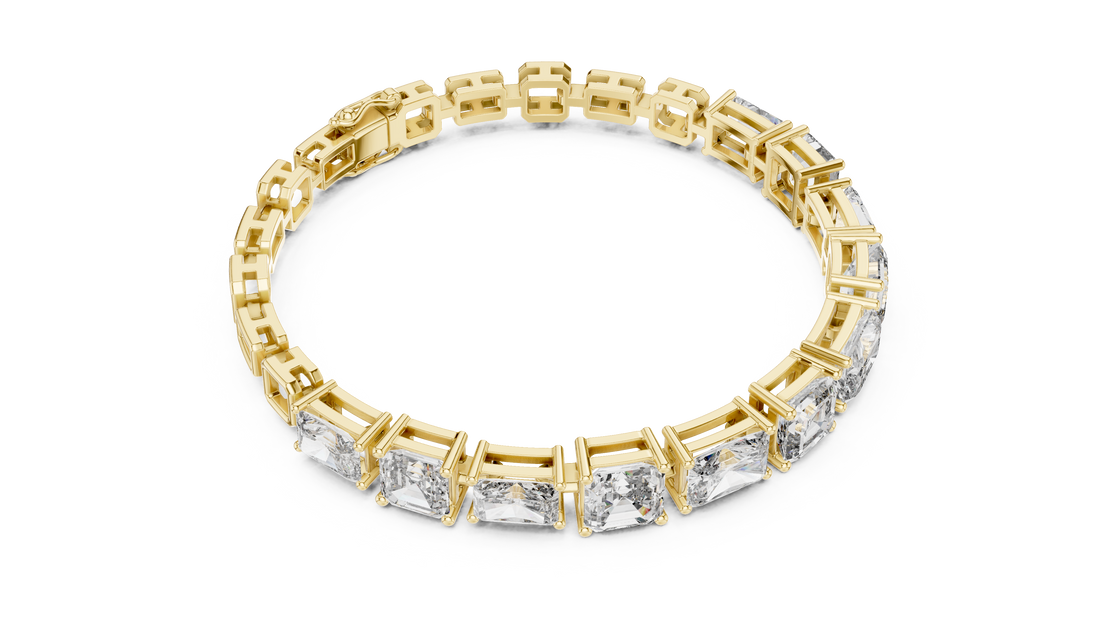 Emerald Cut Diamond Bracelet