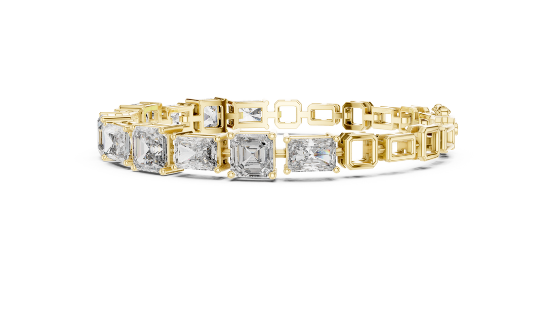 Emerald Cut Diamond Bracelet