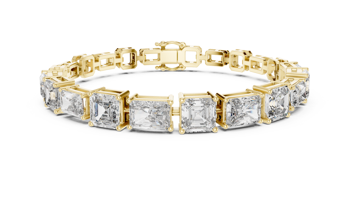 Emerald Cut Diamond Bracelet