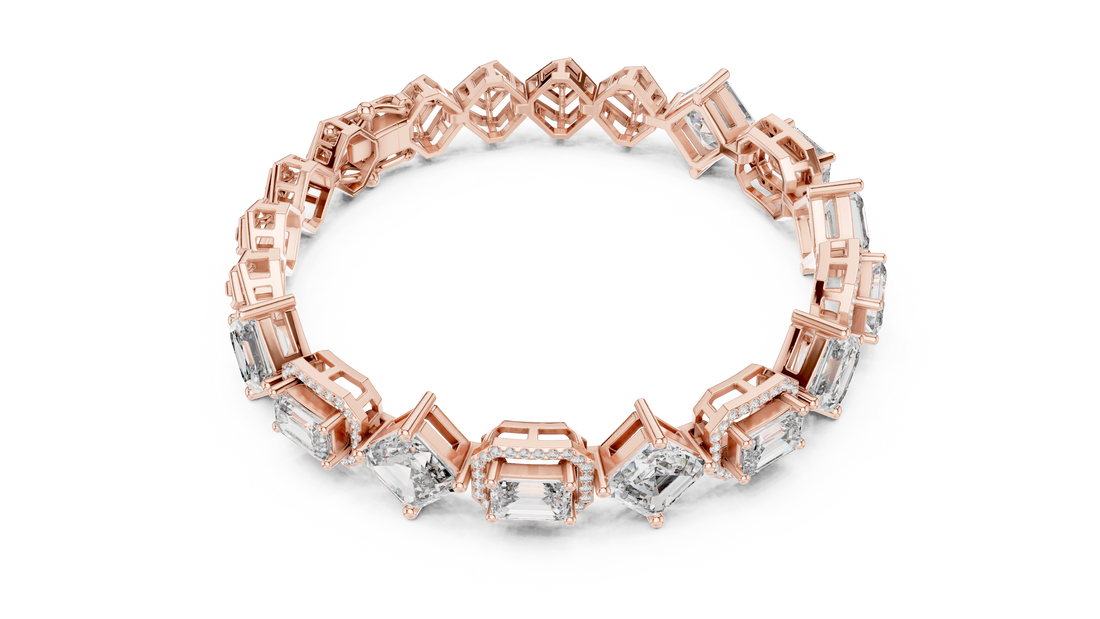 Diamond Halo Bracelet