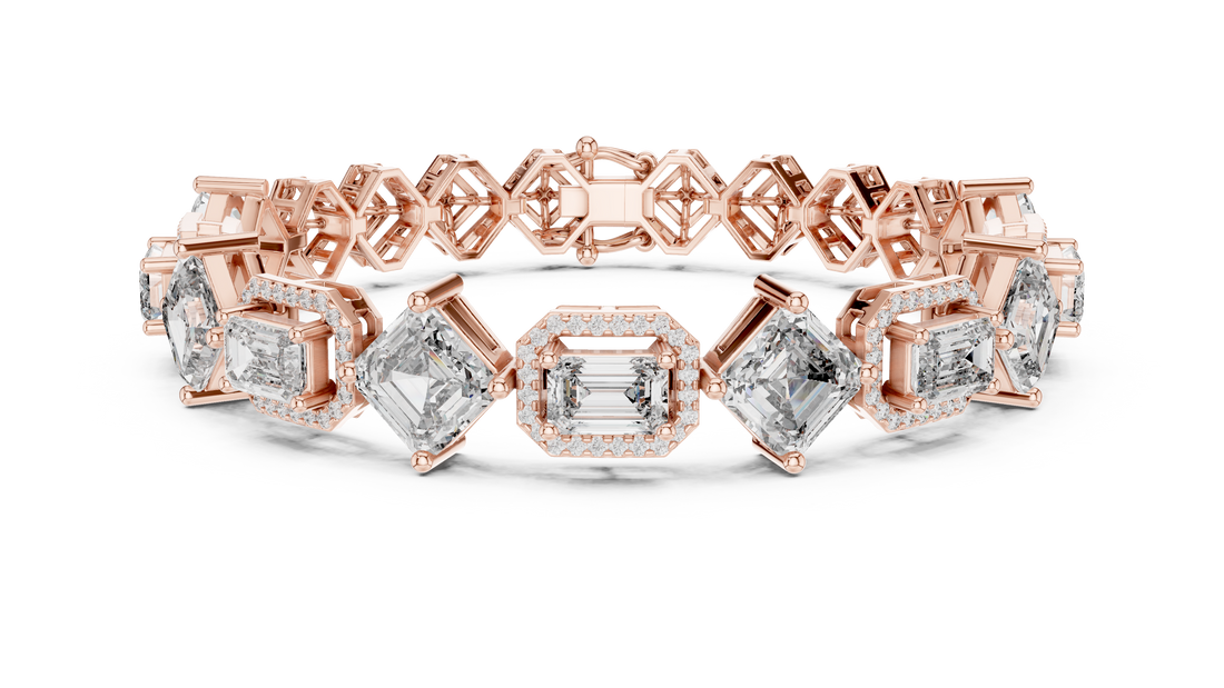 Diamond Halo Bracelet