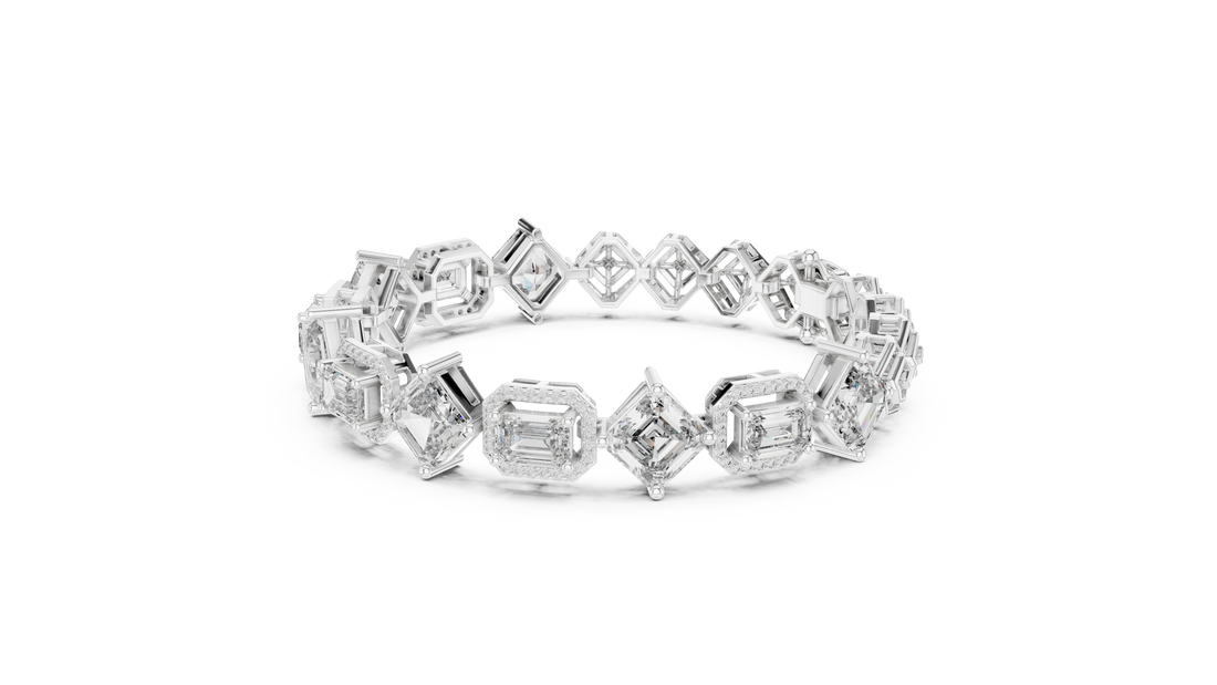 Diamond Halo Bracelet