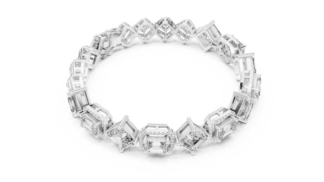 Diamond Halo Bracelet