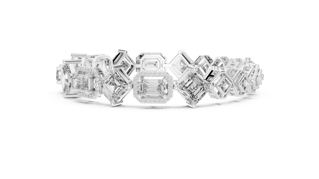 Diamond Halo Bracelet