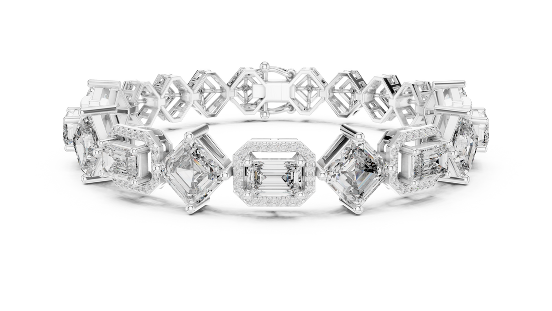 Diamond Halo Bracelet