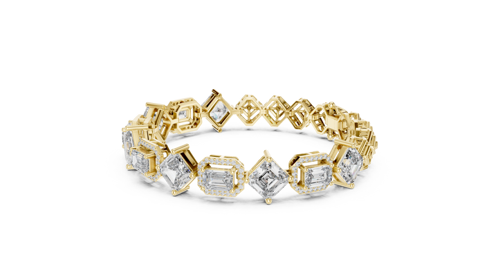 Diamond Halo Bracelet