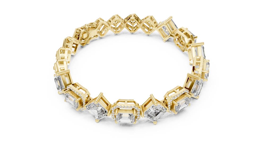 Diamond Halo Bracelet