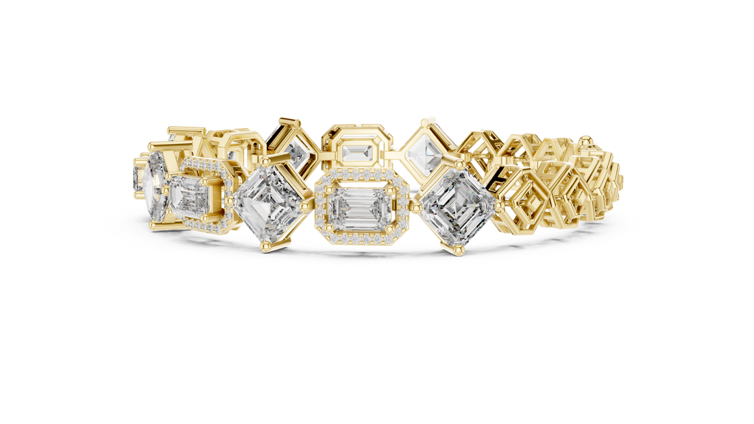 Diamond Halo Bracelet