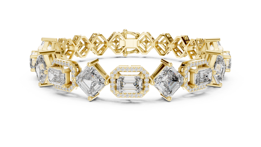 Diamond Halo Bracelet
