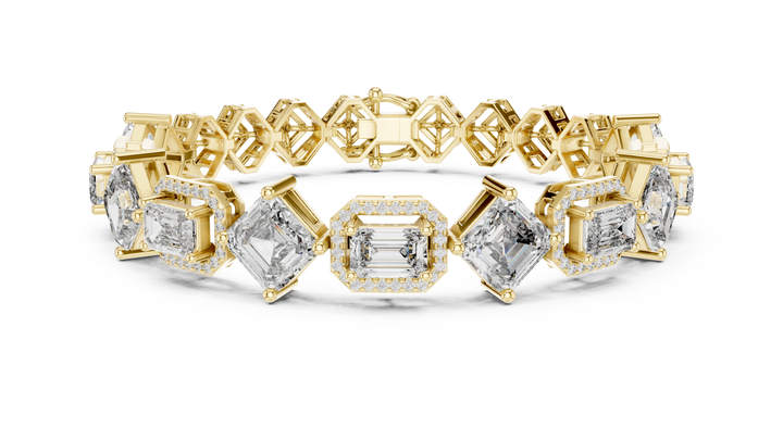 Diamond Halo Bracelet