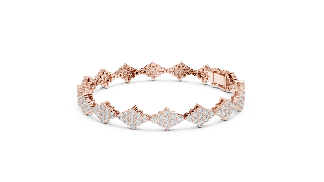 Radiant Royale Diamond Bracelet - Krishnashray