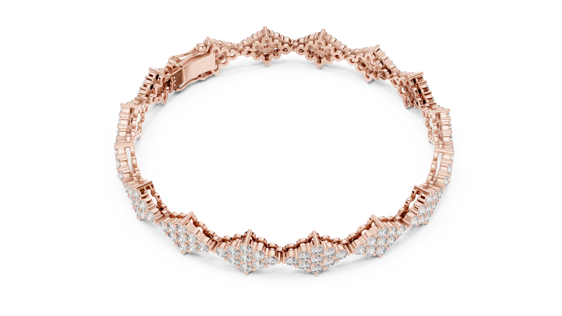 Radiant Royale Diamond Bracelet - Krishnashray