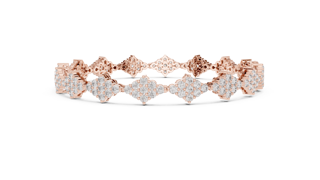 Radiant Royale Diamond Bracelet - Krishnashray