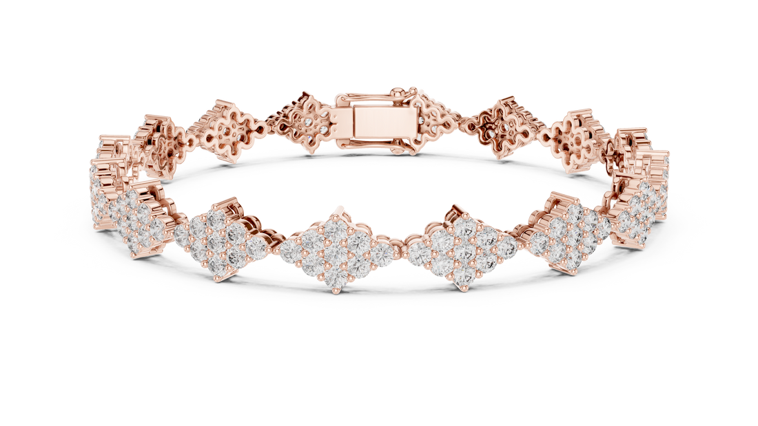 Radiant Royale Diamond Bracelet - Krishnashray
