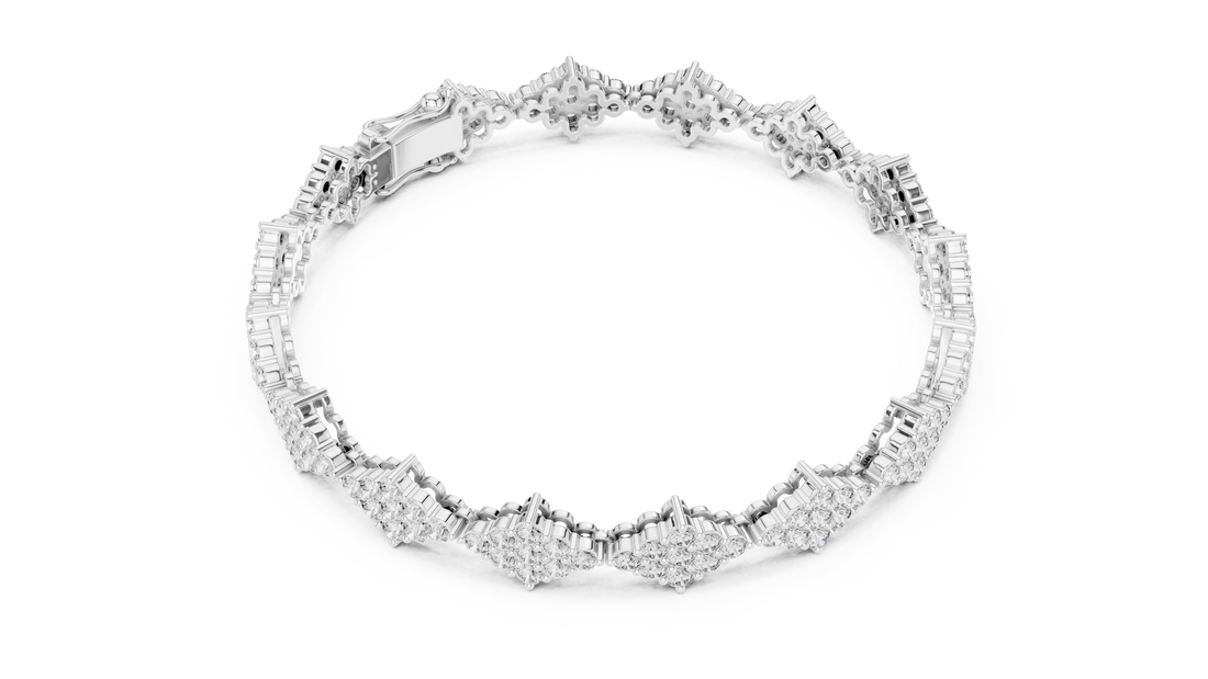 Radiant Royale Diamond Bracelet - Krishnashray