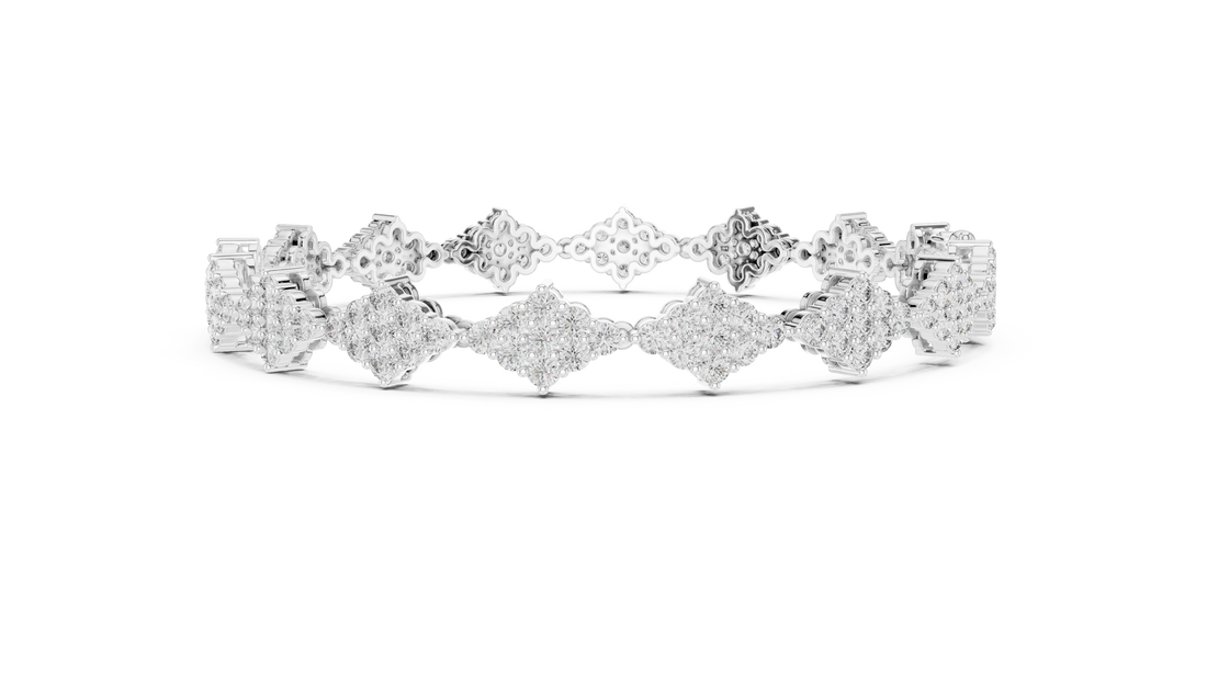 Radiant Royale Diamond Bracelet - Krishnashray