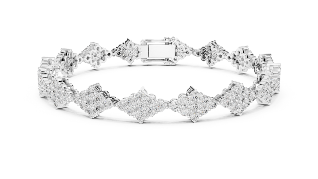 Radiant Royale Diamond Bracelet - Krishnashray