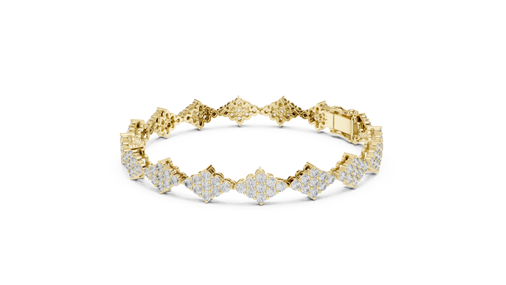 Radiant Royale Diamond Bracelet - Krishnashray