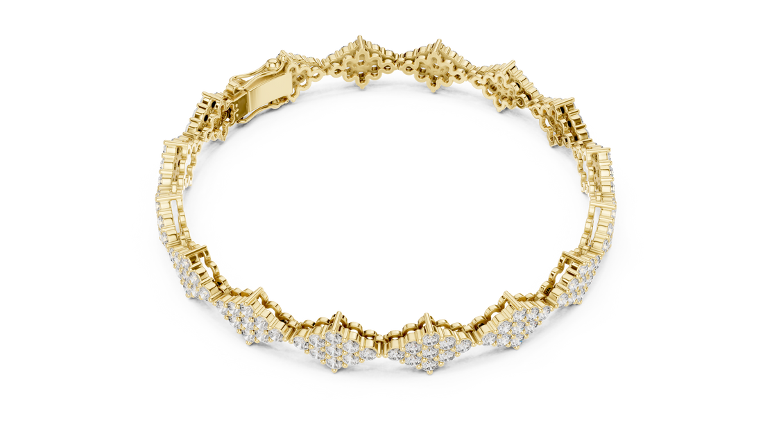Radiant Royale Diamond Bracelet - Krishnashray