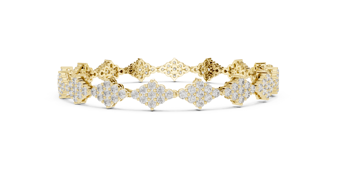 Radiant Royale Diamond Bracelet - Krishnashray