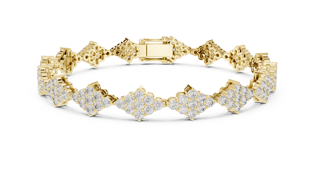 Radiant Royale Diamond Bracelet - Krishnashray