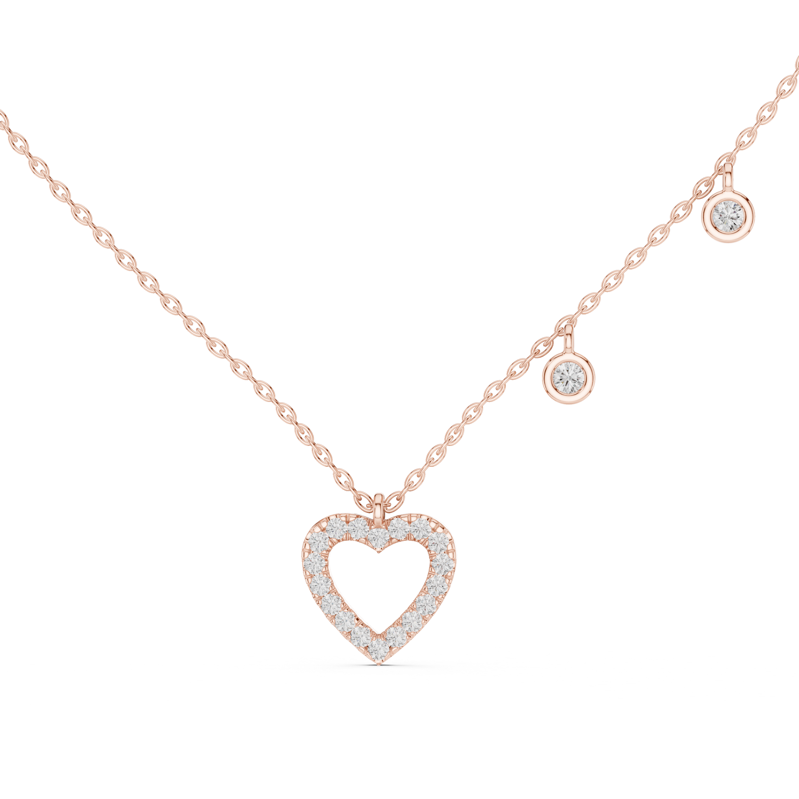 Heart-shaped pendant, fine BL luxury feel