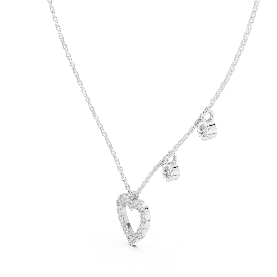Diamond Heart Necklace