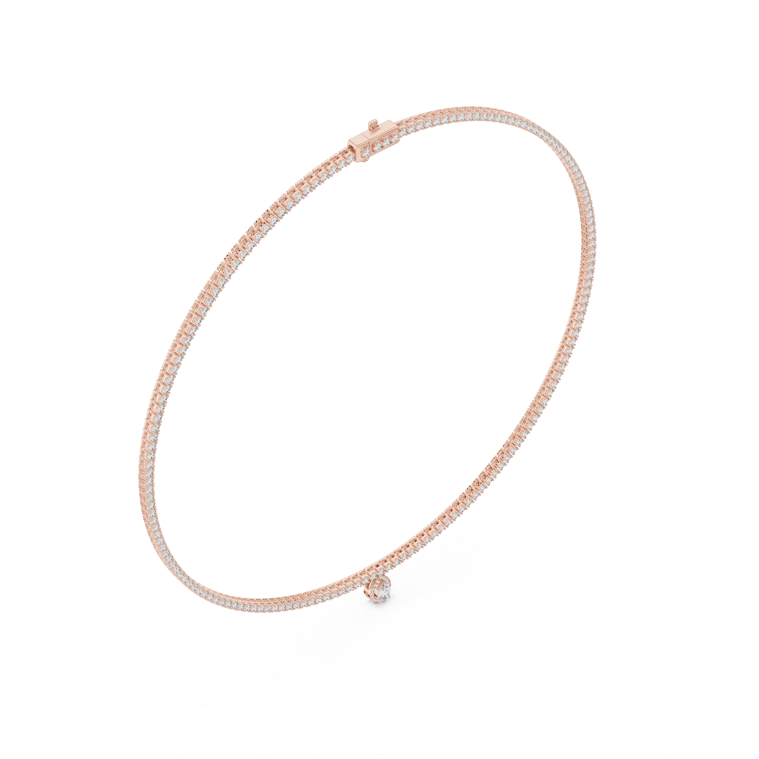 Pear-Shaped Pendant Necklace