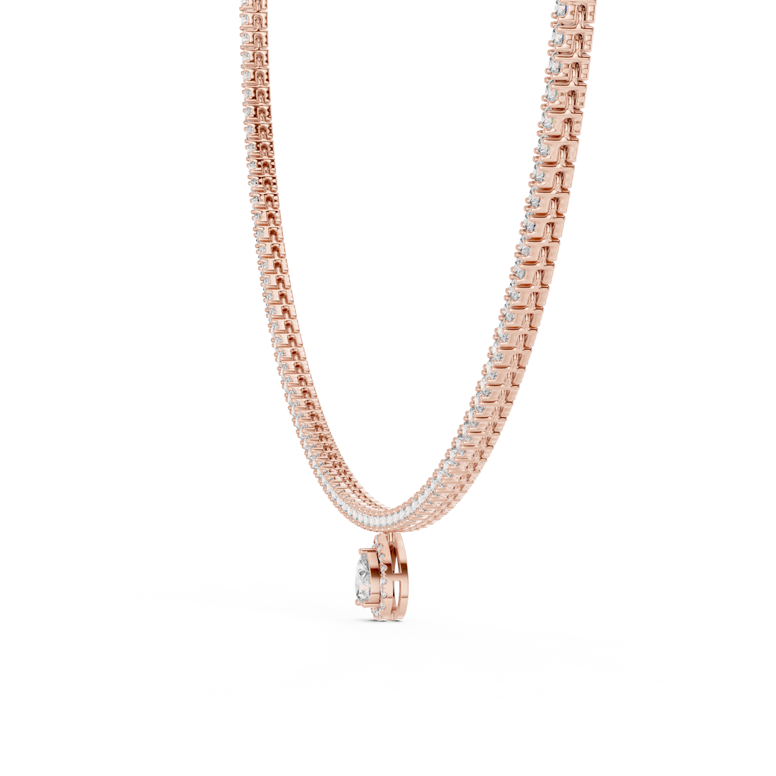 Pear-Shaped Pendant Necklace