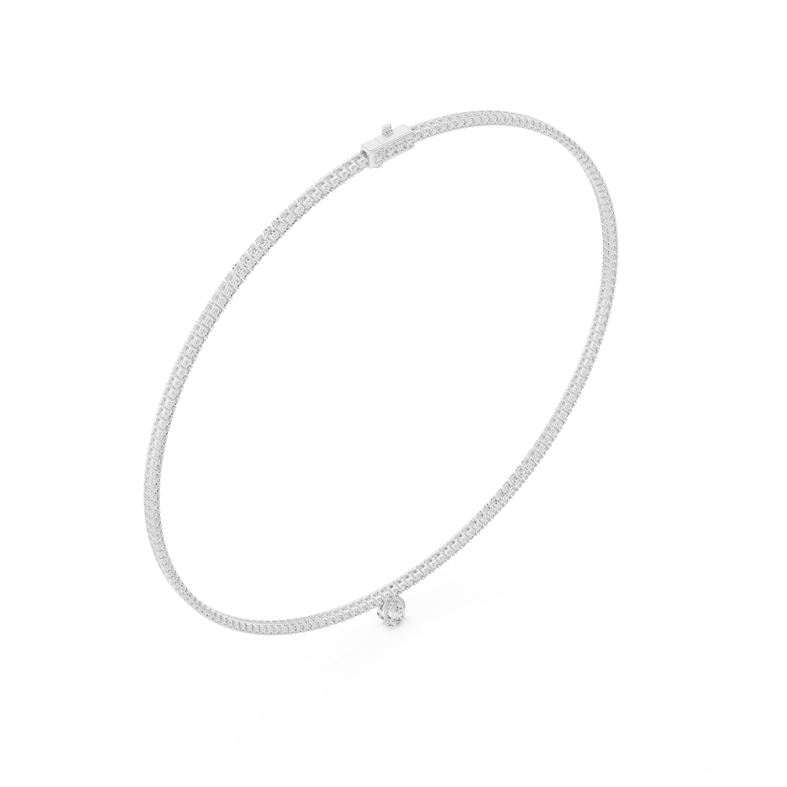 Pear-Shaped Pendant Necklace