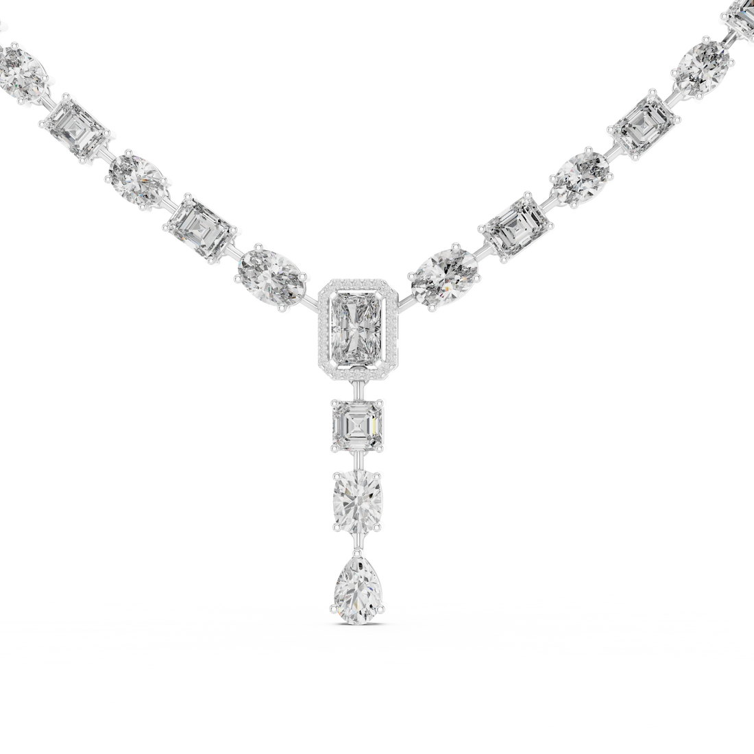 White gold pendant, Orchard Road boutique elegance