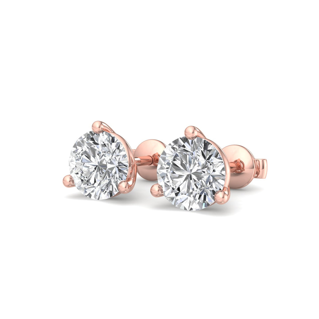 Round Cut Earrings - Krishnashray