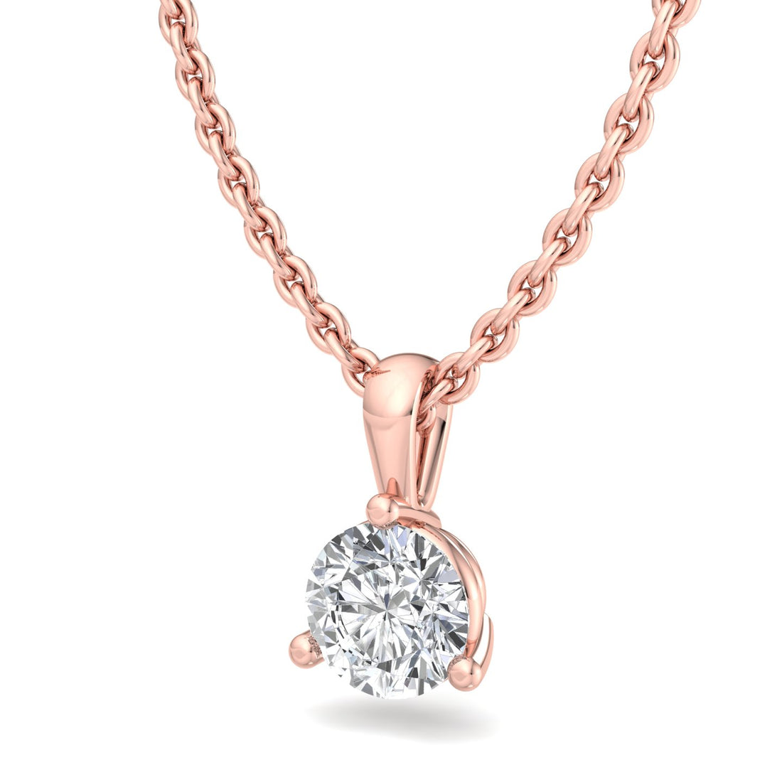 Elegant Solitaire Pendant