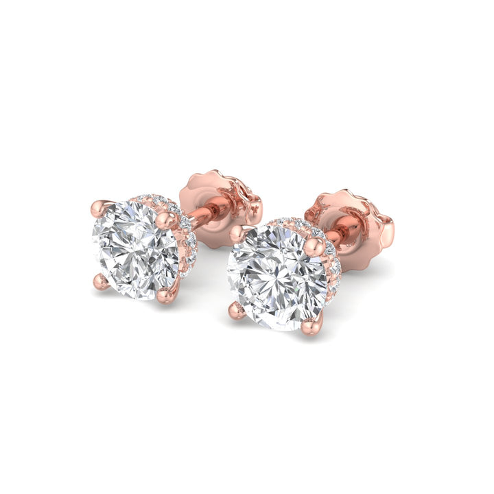 Diamond Stud Earrings - Krishnashray