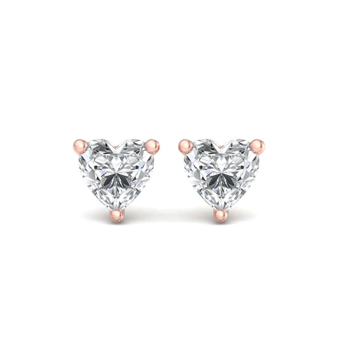 Lovely Heart Shaped Earrings - Krishnashray