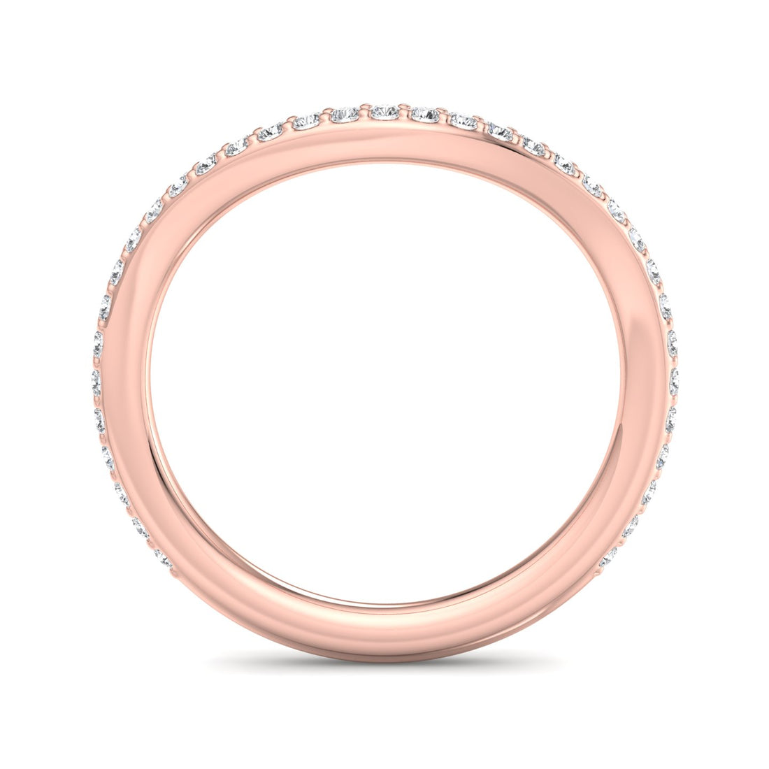 Curved Diamond Ring - Krishnashray