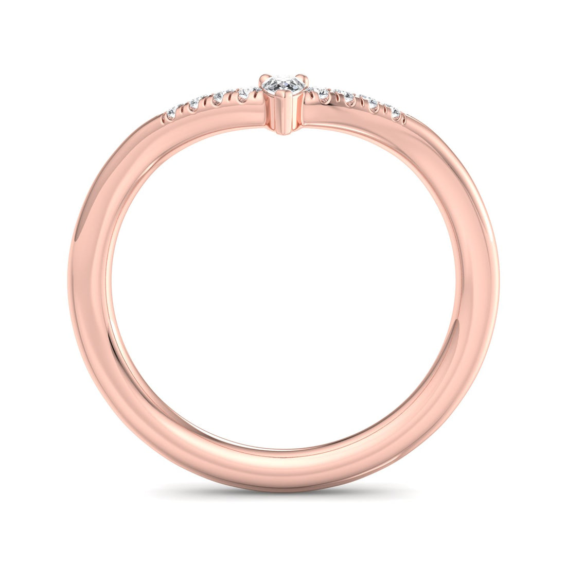 V-Shaped Diamond Ring - Krishnashray