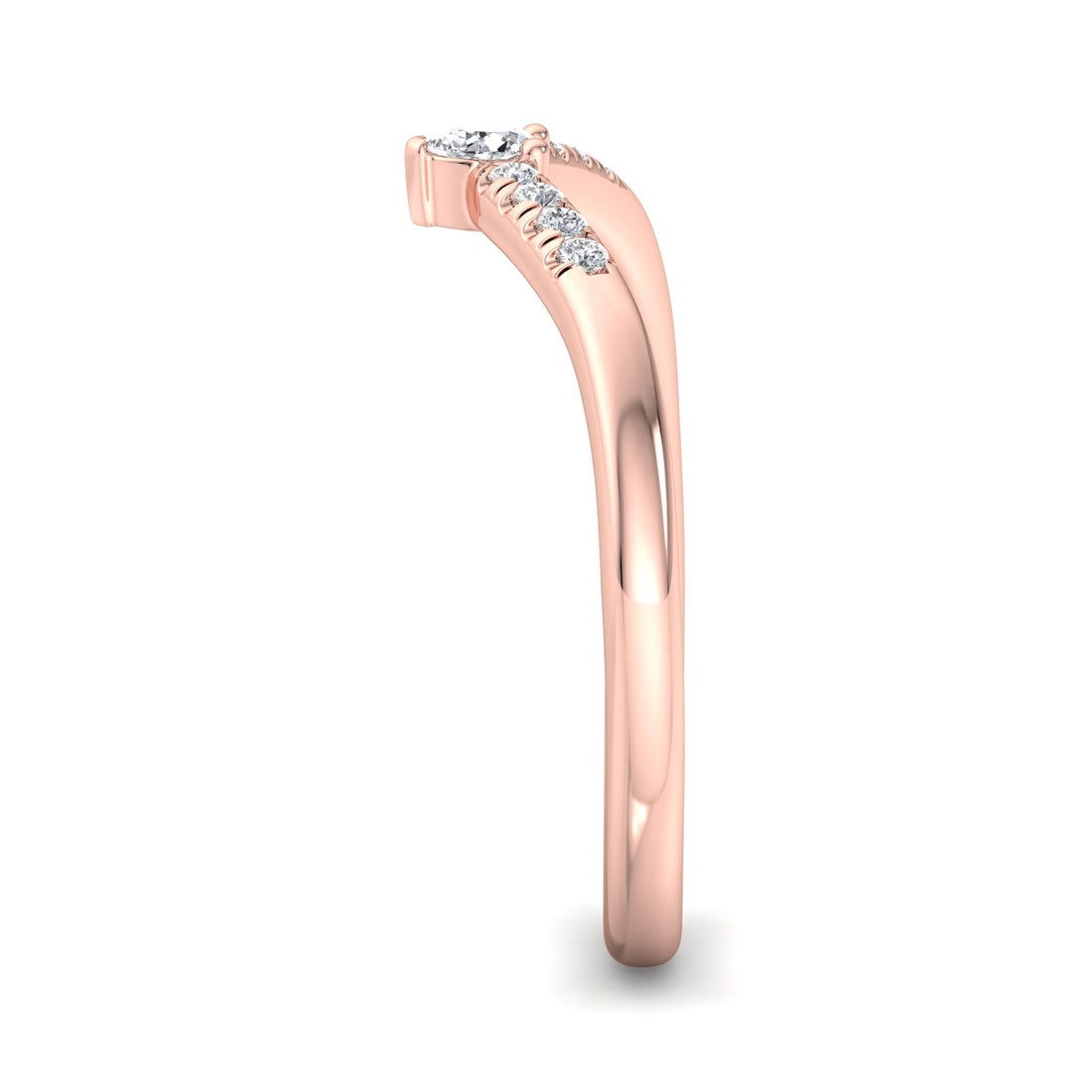 V-Shaped Diamond Ring - Krishnashray