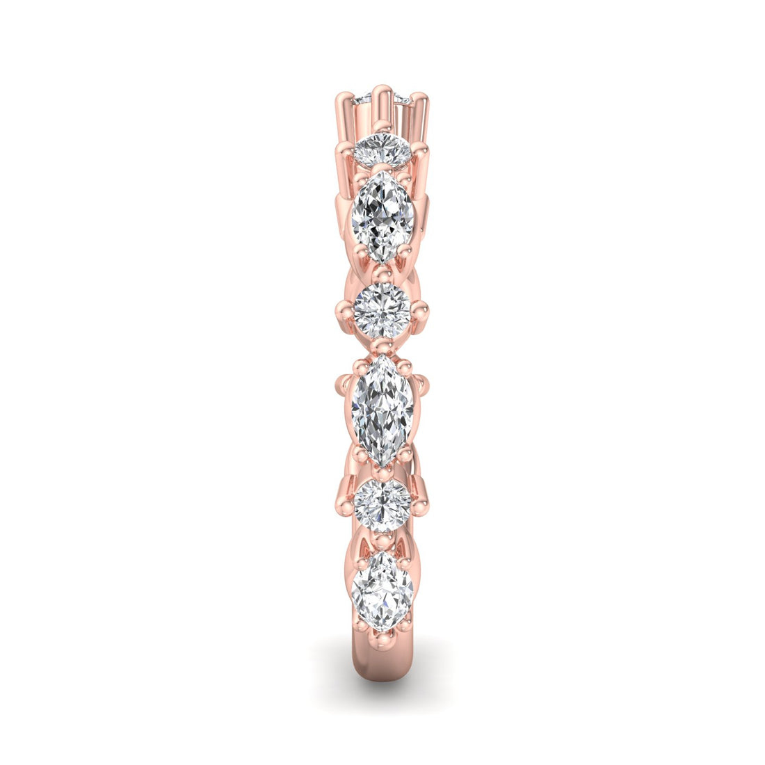 Open Gold Ring with Diamonds - Krishnashray