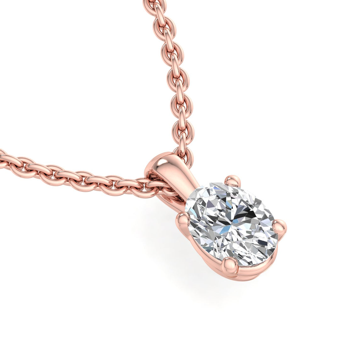 Royal Glow Oval Pendant - Krishnashray