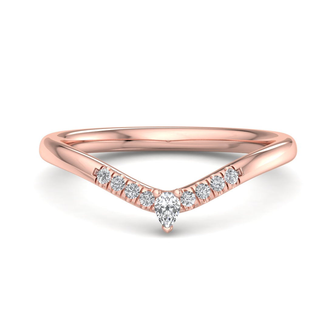 V-Shaped Diamond Ring - Krishnashray