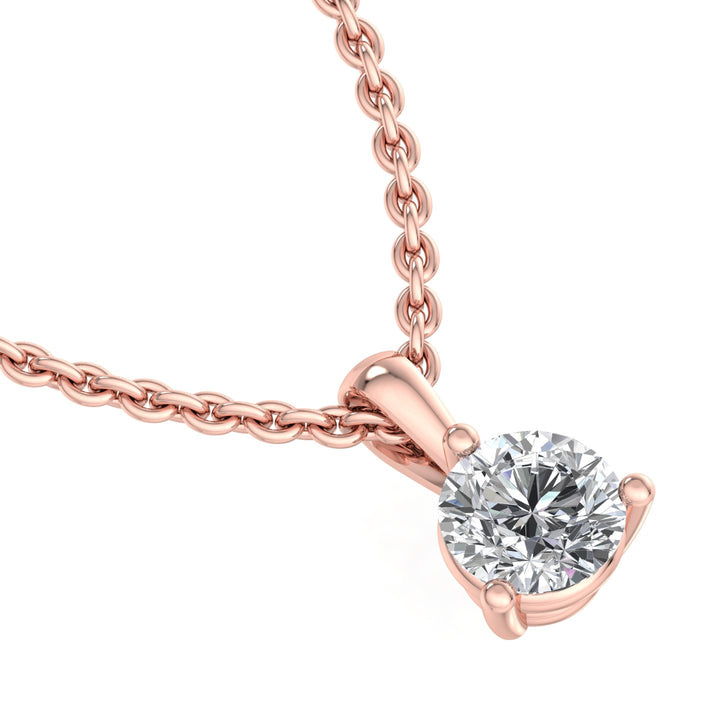 Elegant Solitaire Pendant