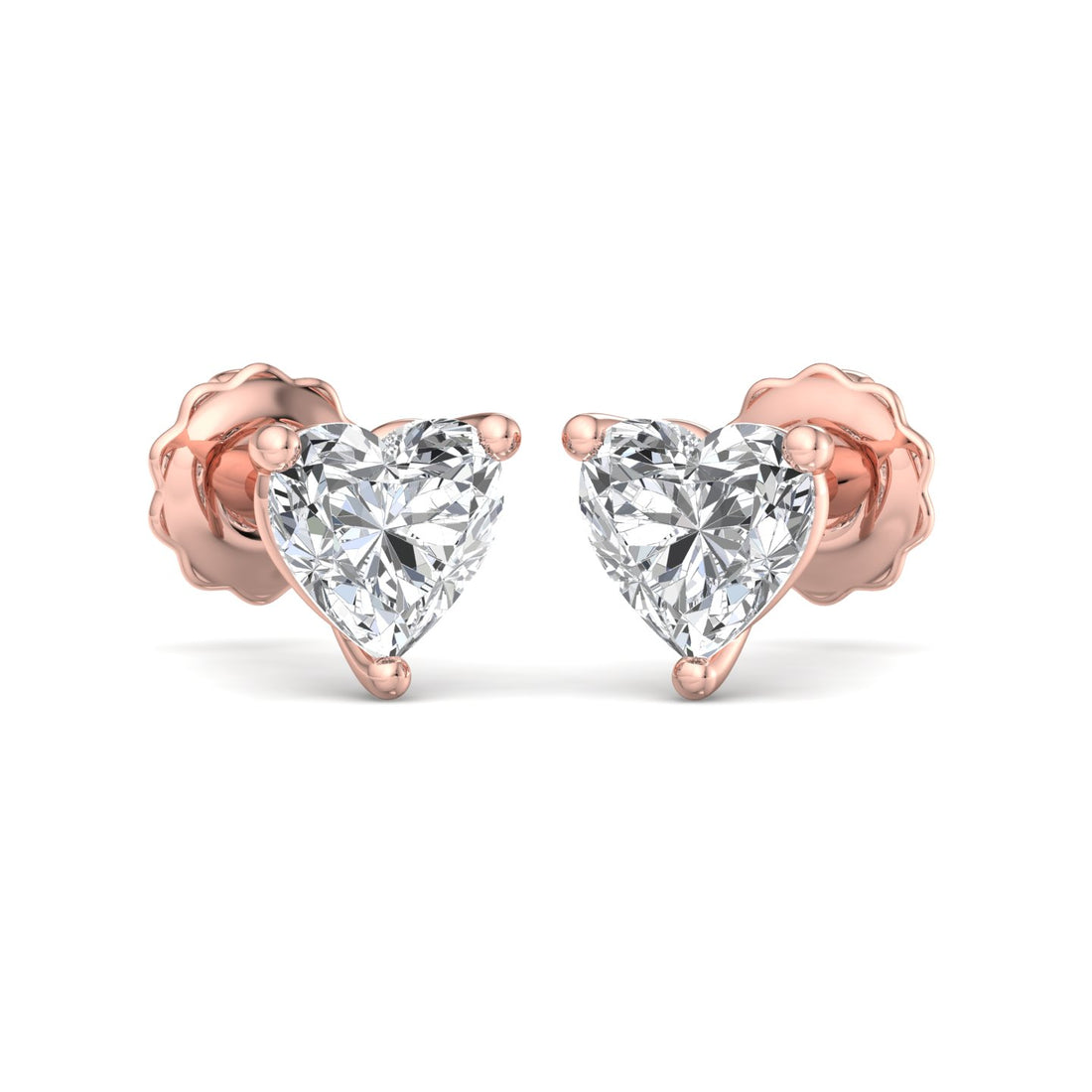 Sparkling Heart Earrings - Krishnashray