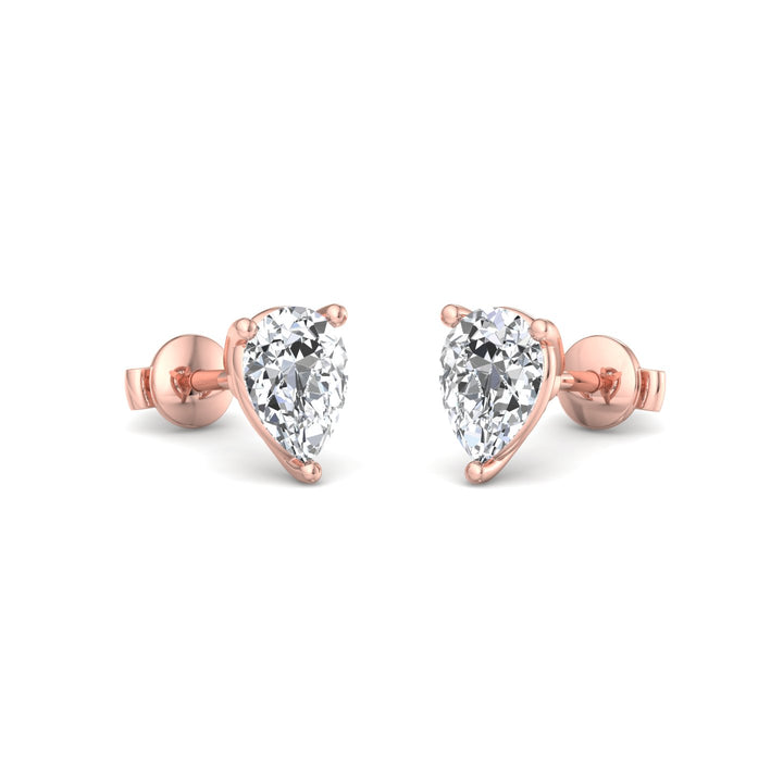 Pear Shape Gorgeous Stud Earrings - Krishnashray