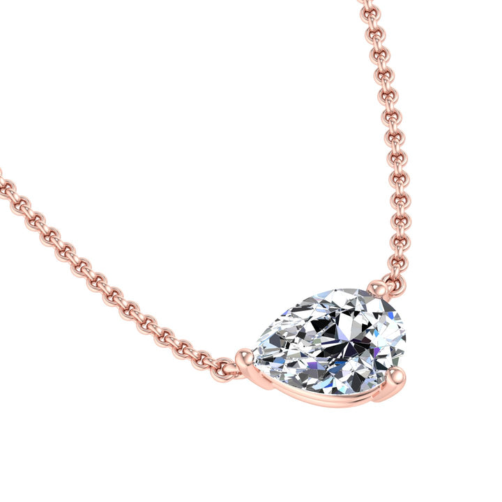 Gold Solitaire Pendant