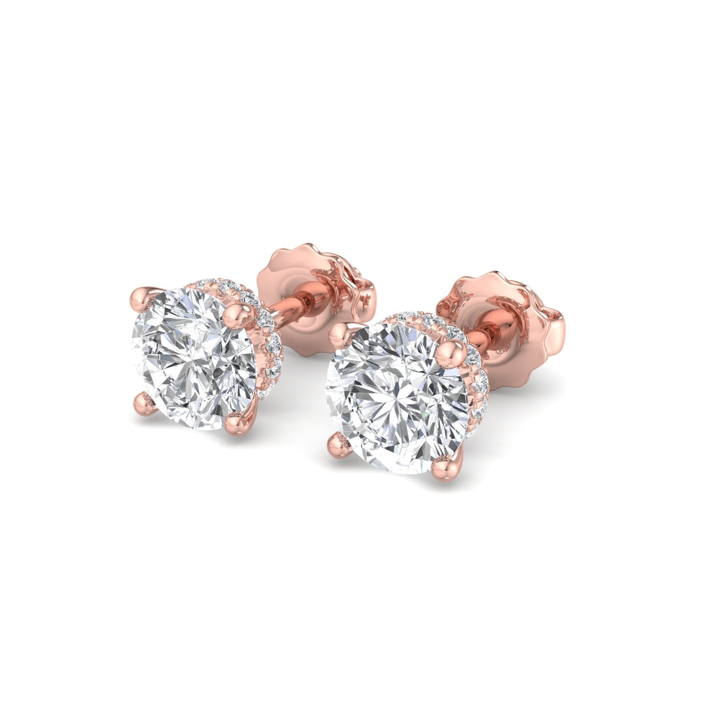 Diamond Stud Earrings - Krishnashray