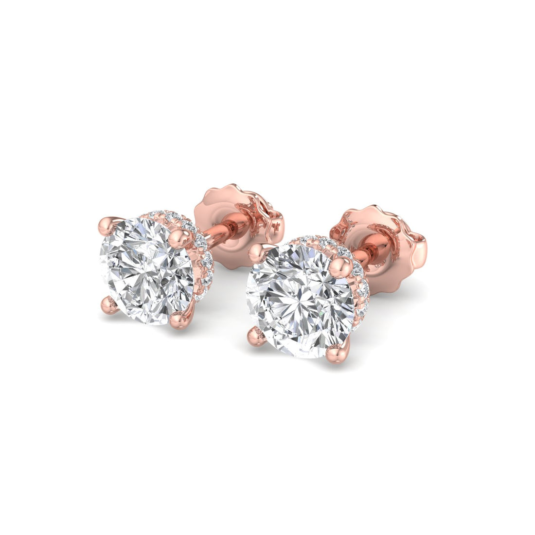 Diamond Stud Earrings - Krishnashray