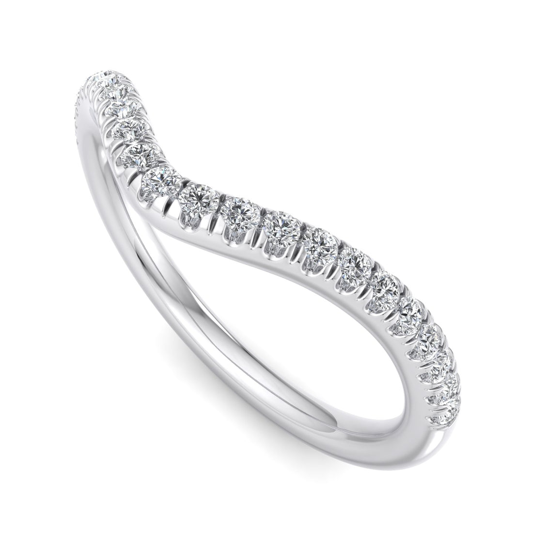 V-Shaped Diamond Ring - Krishnashray