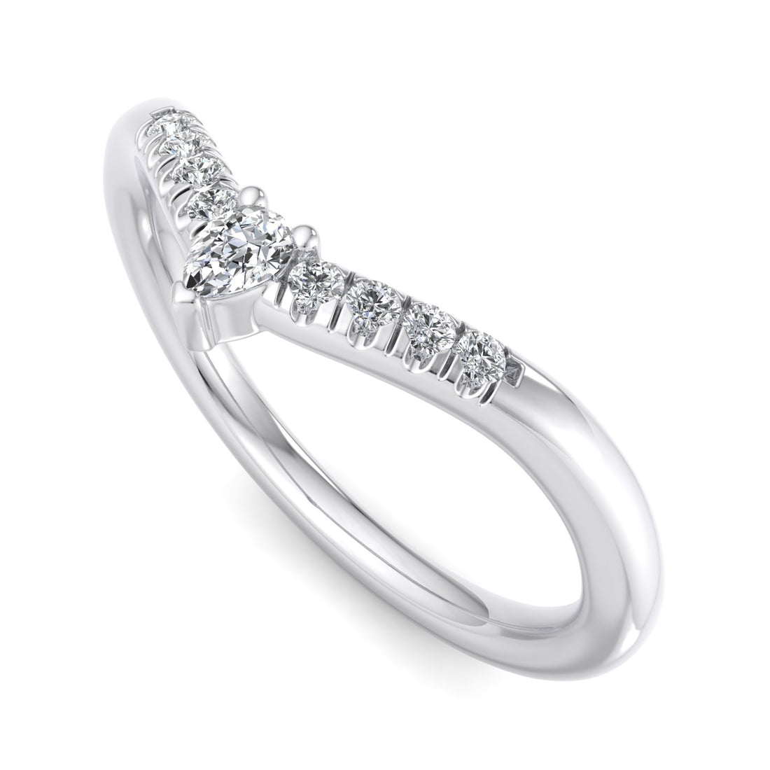 V-Shaped Diamond Ring - Krishnashray