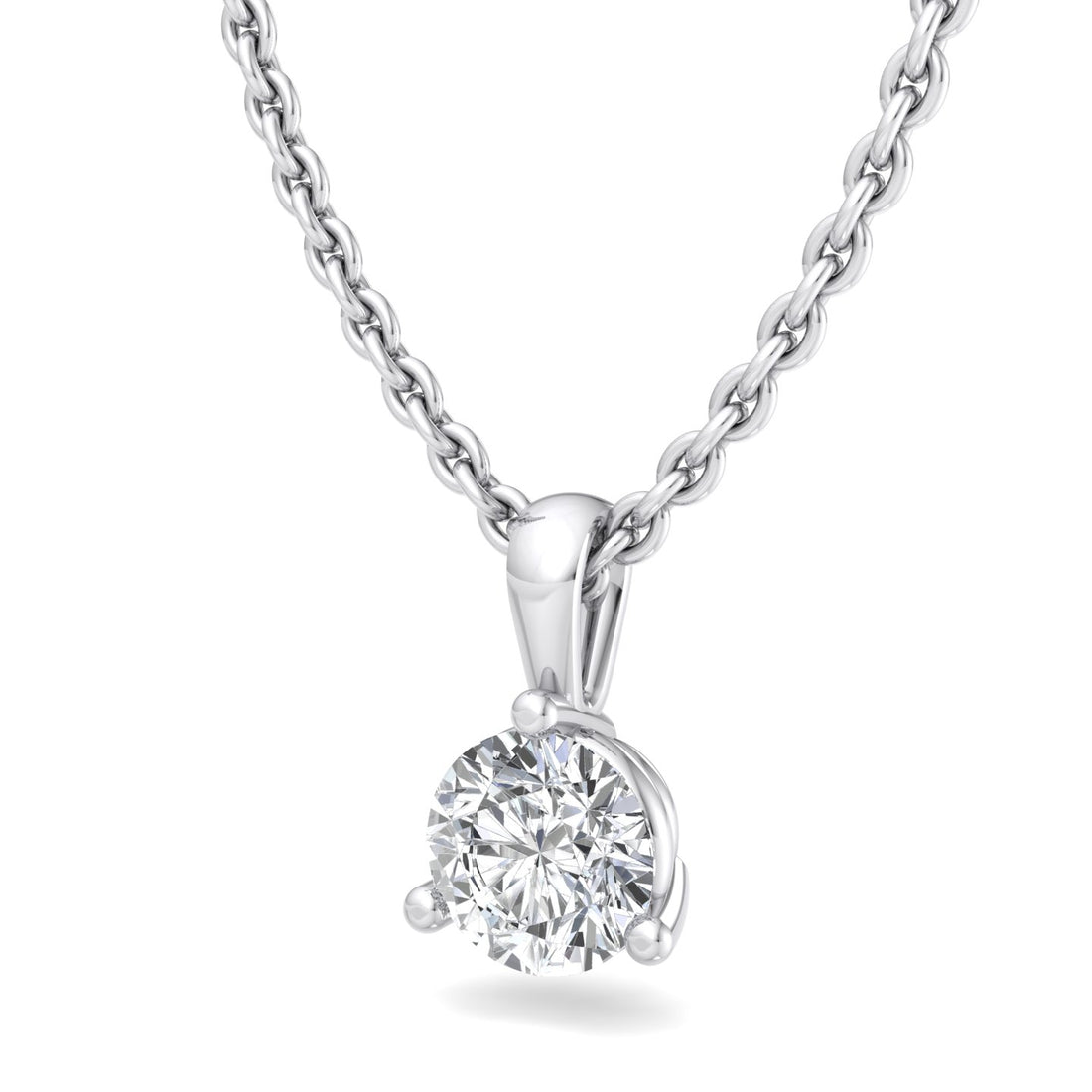 Elegant Solitaire Pendant